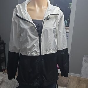 Nike Women's Black and White Jacket